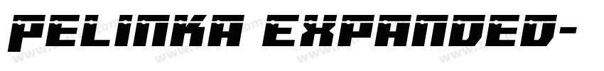 Pelinka Expanded字体转换